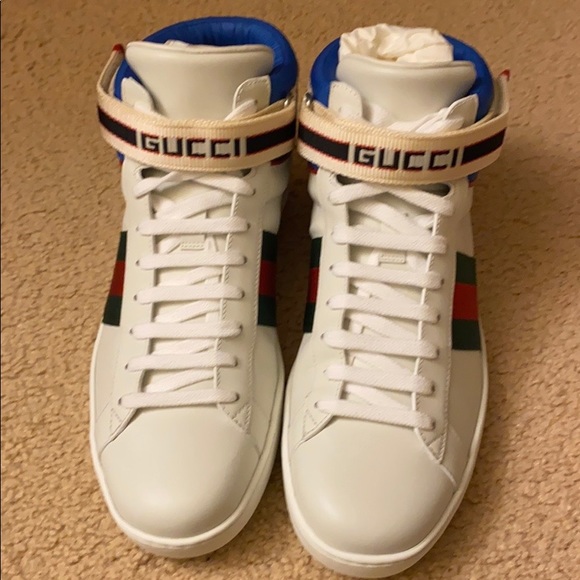 gucci ace high top black